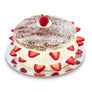 Chocolate Sponge Cake Cake with Strawberries and Cream