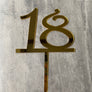 CAKE TOPPER - 18TH