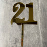 CAKE TOPPER - 21ST