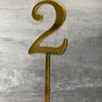 CAKE TOPPER - INDIVIDUAL NUMBERS