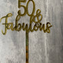 CAKE TOPPER - 50TH