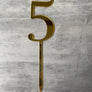 CAKE TOPPER - INDIVIDUAL NUMBERS