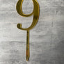 CAKE TOPPER - INDIVIDUAL NUMBERS