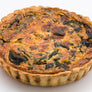 Spinach and Mushroom Family Quiche 8"