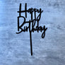 CAKE TOPPER - HAPPY BIRTHDAY