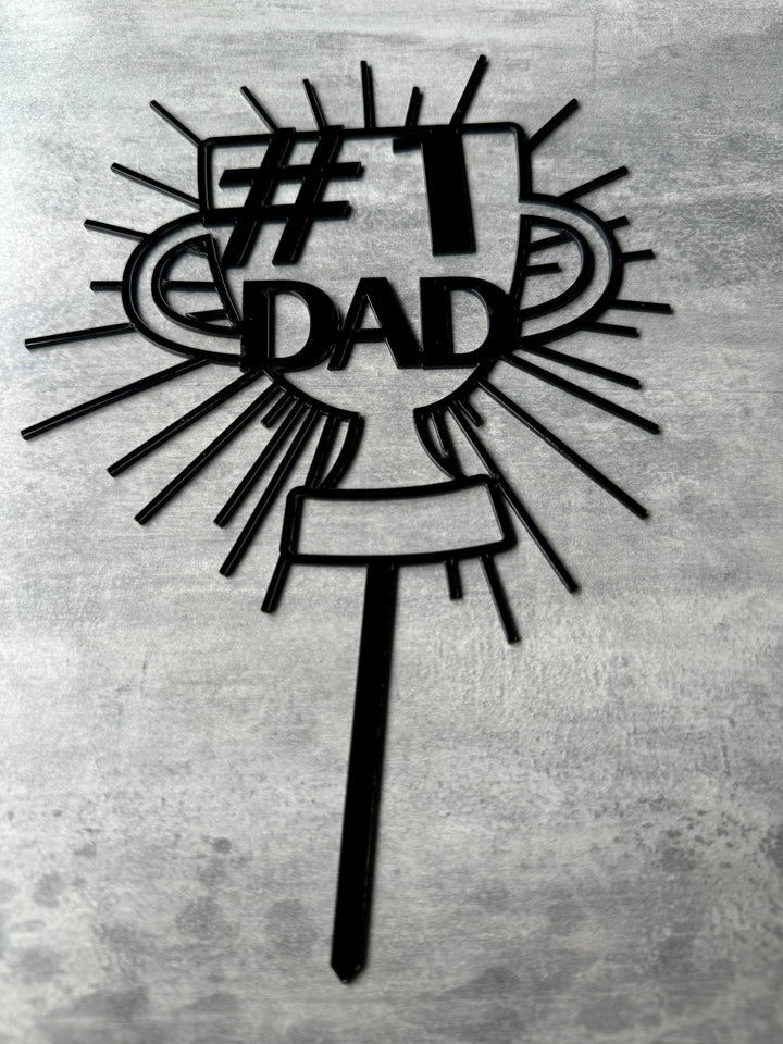 CAKE TOPPER - #1 DAD