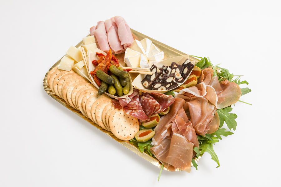 Cheese & antipasto platter - grazing board boxes 3 sizes.