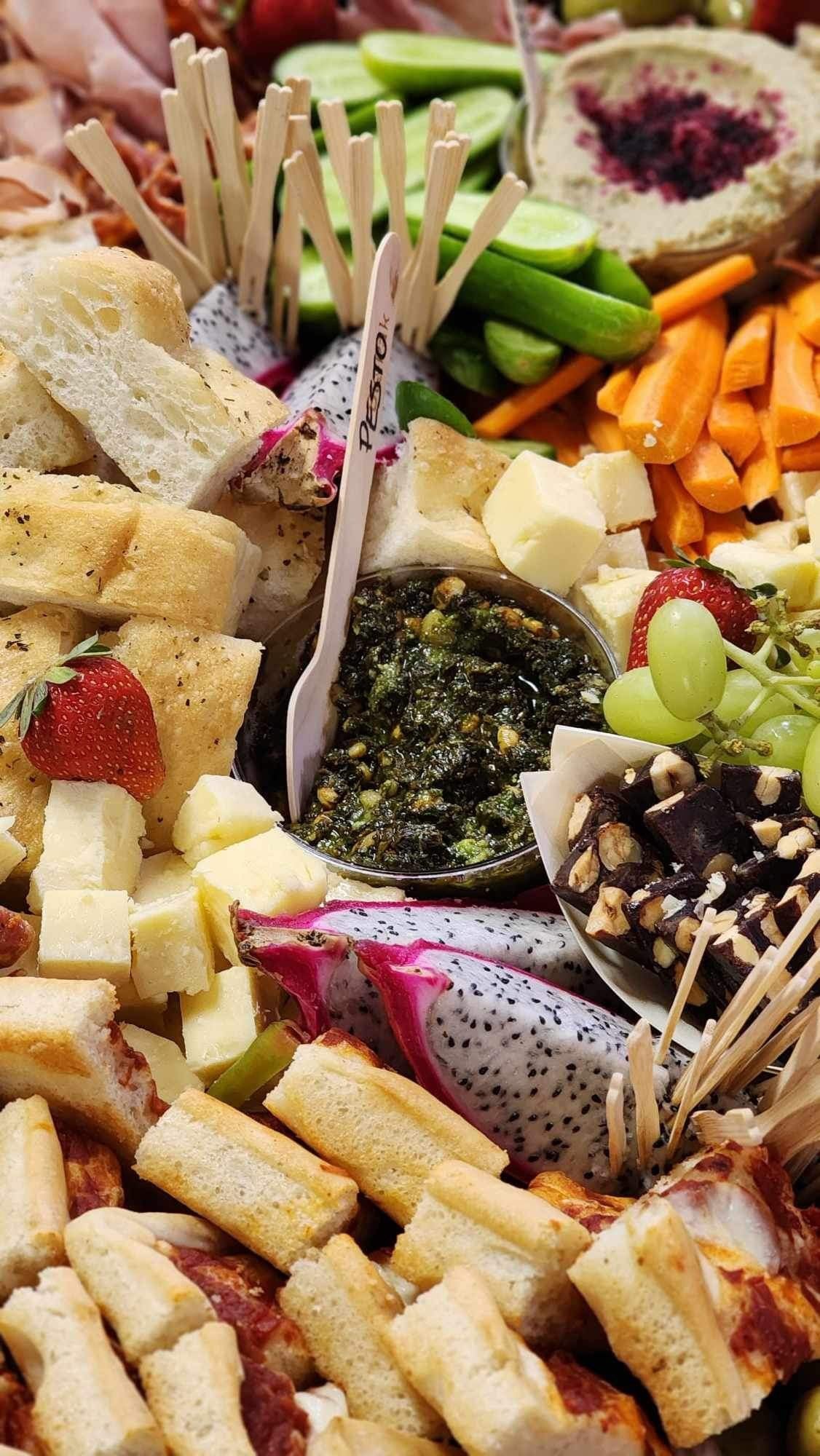 Cheese antipasto platter grazing board boxes sizes1