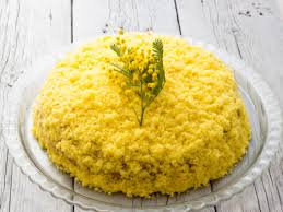 Italian Mimosa Torta - Mother's Day