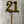 CAKE TOPPER - 21ST