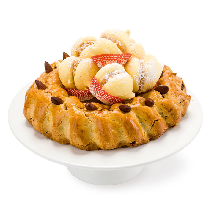 Buccellato Sicilano Wreath with Biscotti - or without
