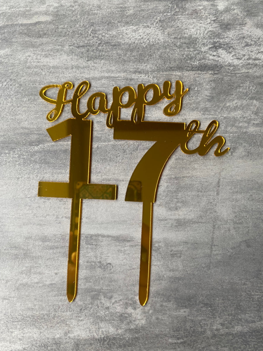 CAKE TOPPER - 17TH – Gerbino's Italian Bakery